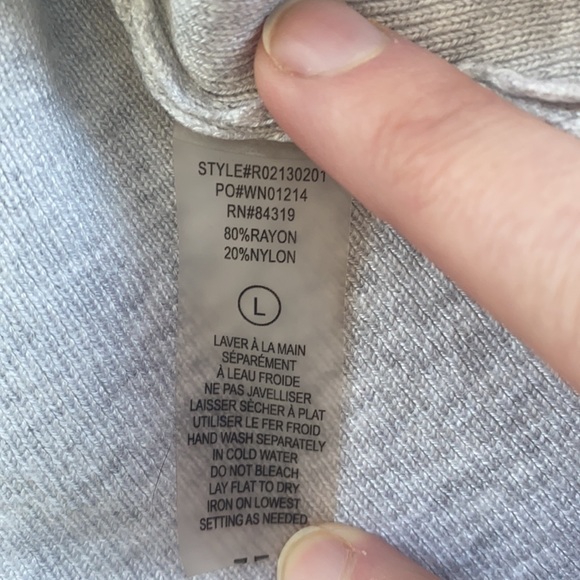 3/$30 grey cardigan - Picture 3 of 3